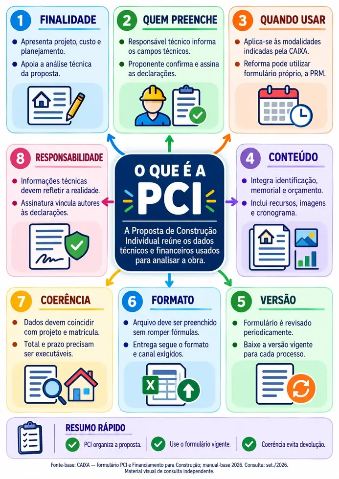 Mapa mental: O que é a PCI